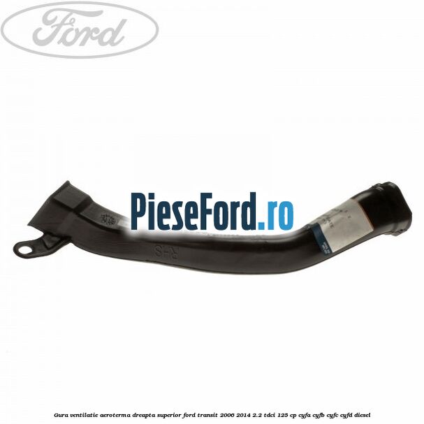 Gura ventilatie aeroterma dreapta superior Ford Transit 2006-2014 2.2 TDCi 125 cp CYFA, CYFB, CYFC, CYFD diesel