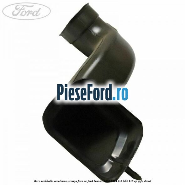 Gura ventilatie aeroterma stanga fara AC Ford Transit 2006-2014 2.2 TDCi 110 cp QVFA diesel