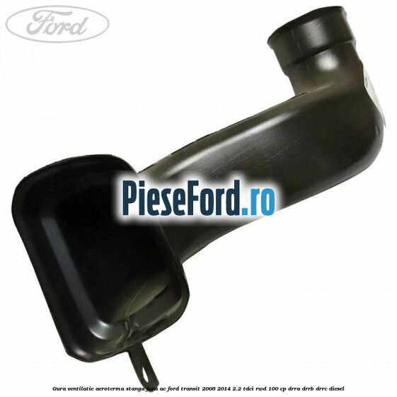 Gura ventilatie aeroterma stanga fara AC Ford Transit 2006-2014 2.2 TDCi RWD 100 cp DRRA, DRRB, DRRC diesel