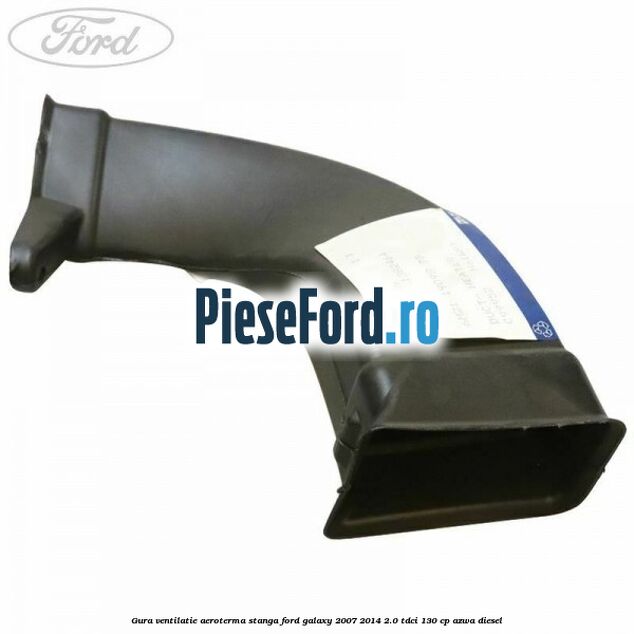 Gura ventilatie aeroterma stanga Ford Galaxy 2007-2014 2.0 TDCi 130 cp AZWA diesel