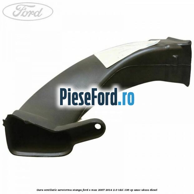 Gura ventilatie aeroterma stanga Ford S-Max 2007-2014 2.0 TDCi 136 cp AZWC, UKWA diesel