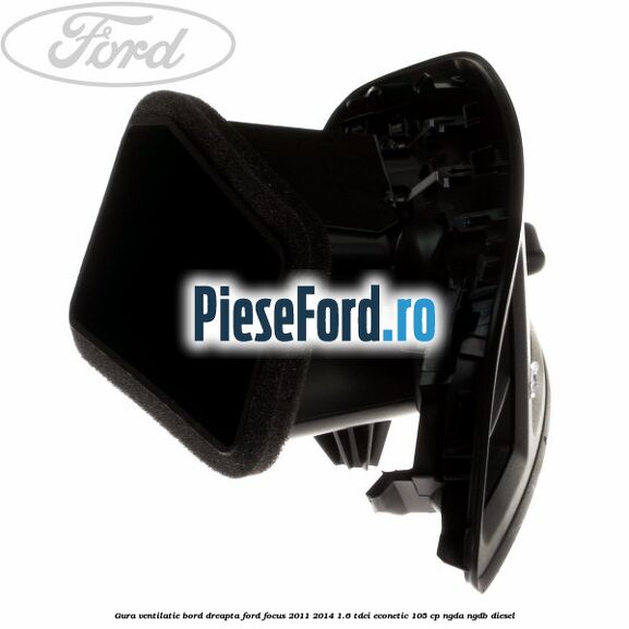 Gura ventilatie bord dreapta Ford Focus 2011-2014 1.6 TDCi ECOnetic 105 cp NGDA, NGDB diesel