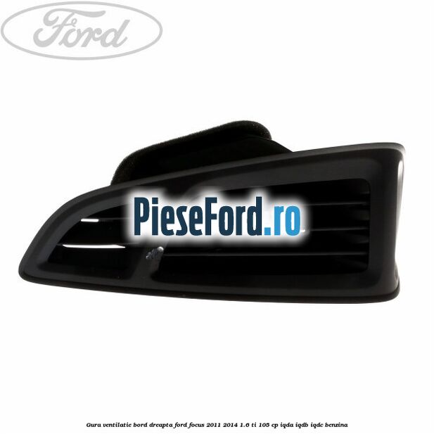 Gura ventilatie bord dreapta Ford Focus 2011-2014 1.6 Ti 105 cp IQDA, IQDB, IQDC benzina