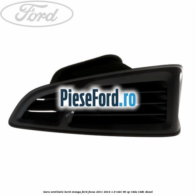 Gura ventilatie bord stanga Ford Focus 2011-2014 1.6 TDCi 95 cp T3DA, T3DB diesel