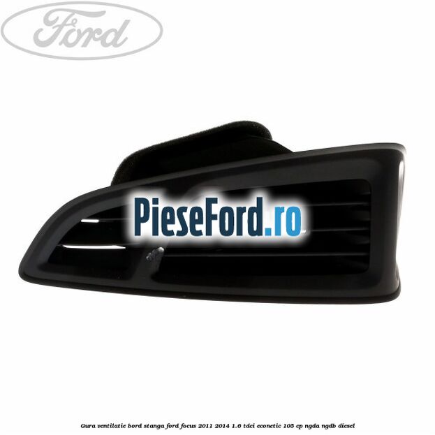 Gura ventilatie bord stanga Ford Focus 2011-2014 1.6 TDCi ECOnetic 105 cp NGDA, NGDB diesel