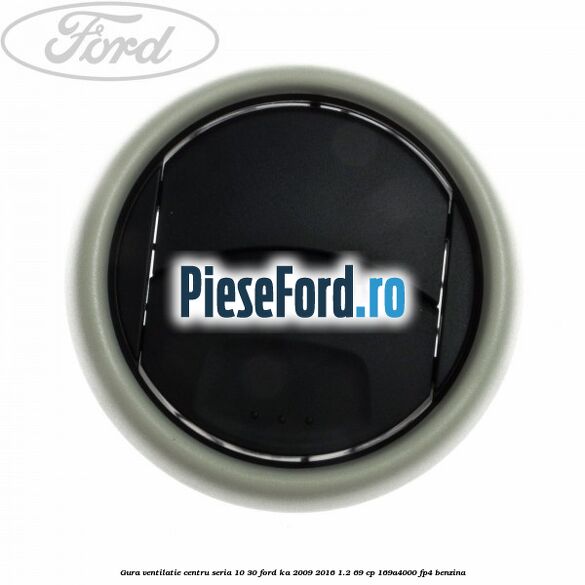 Gura ventilatie centru seria 10/30 Ford Ka 2009-2016 1.2 69 cp 169A4000, FP4 benzina