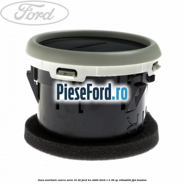 Gura ventilatie centru seria 10/30 Ford Ka 2009-2016 1.2 69 cp 169A4000, FP4 benzina