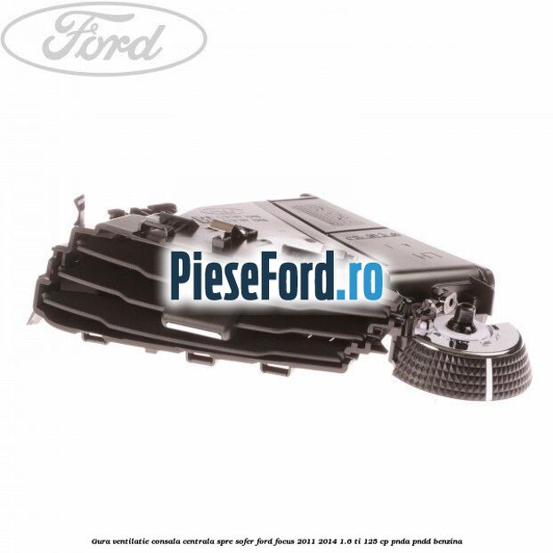 Gura ventilatie consala centrala, spre sofer Ford Focus 2011-2014 1.6 Ti 125 cp PNDA, PNDD benzina