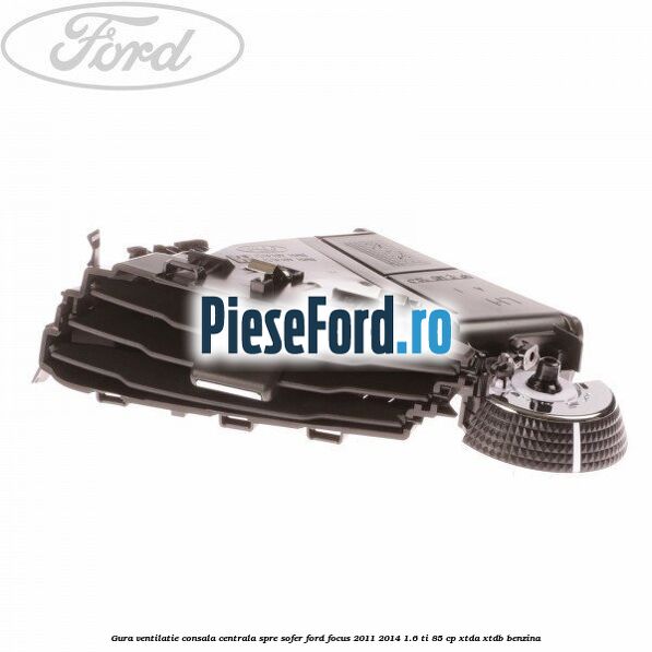 Gura ventilatie consala centrala, spre sofer Ford Focus 2011-2014 1.6 Ti 85 cp XTDA, XTDB benzina