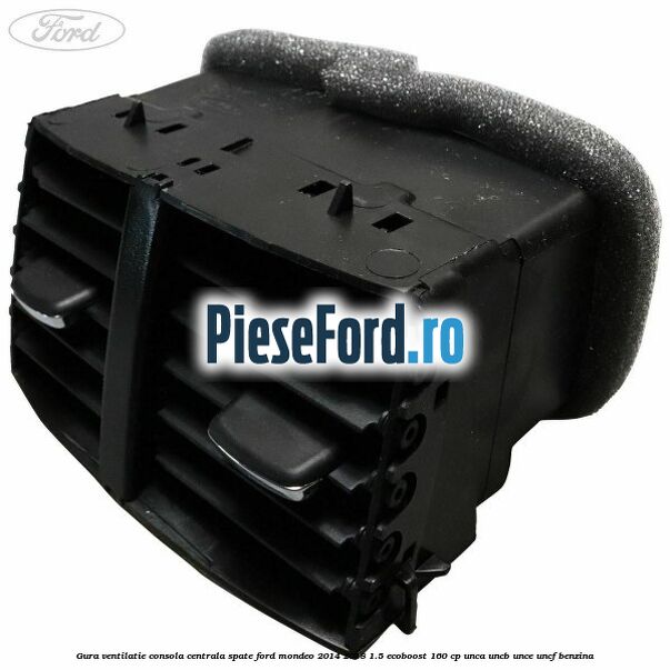 Gura ventilatie consola centrala spate Ford Mondeo 2014-2018 1.5 EcoBoost 160 cp UNCA, UNCB, UNCE, UNCF benzina