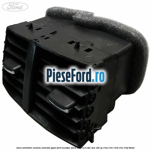 Gura ventilatie consola centrala spate Ford Mondeo 2014-2018 2.0 TDCi 4x4 150 cp Gura ventilatie consola centrala spate Ford Mondeo 2014-2018 2.0 TDCi 4x4 150 cp T7CA, T7CC, T7CD, T7CE, T7CF diesel