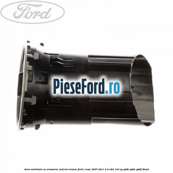 Gura ventilatie, cu ornament central cromat Ford C-Max 2007-2011 2.0 TDCi 133 cp G6DC, G6DE, G6DF diesel