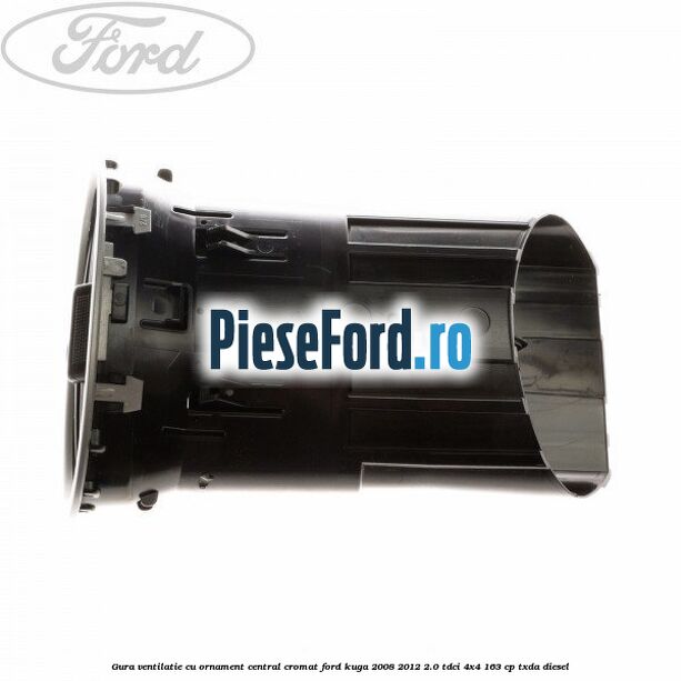 Gura ventilatie, cu ornament central cromat Ford Kuga 2008-2012 2.0 TDCI 4x4 163 cp TXDA diesel