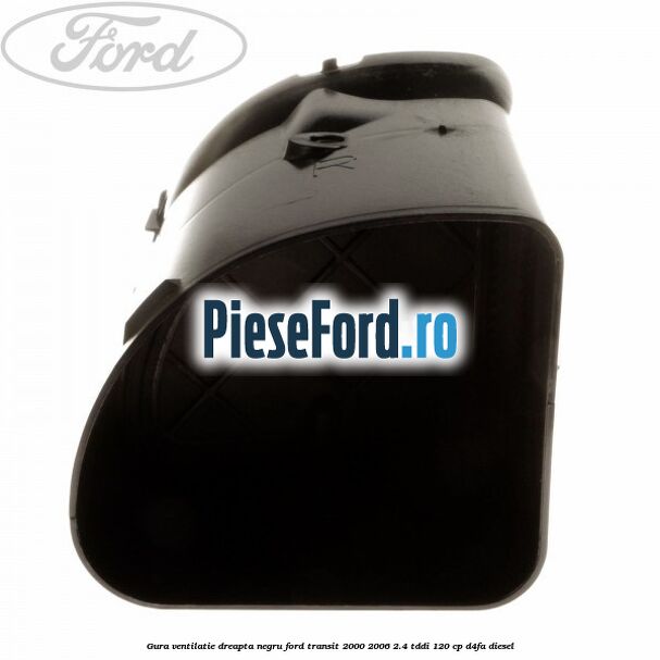 Gura ventilatie dreapta, negru Ford Transit 2000-2006 2.4 TDdi 120 cp D4FA diesel