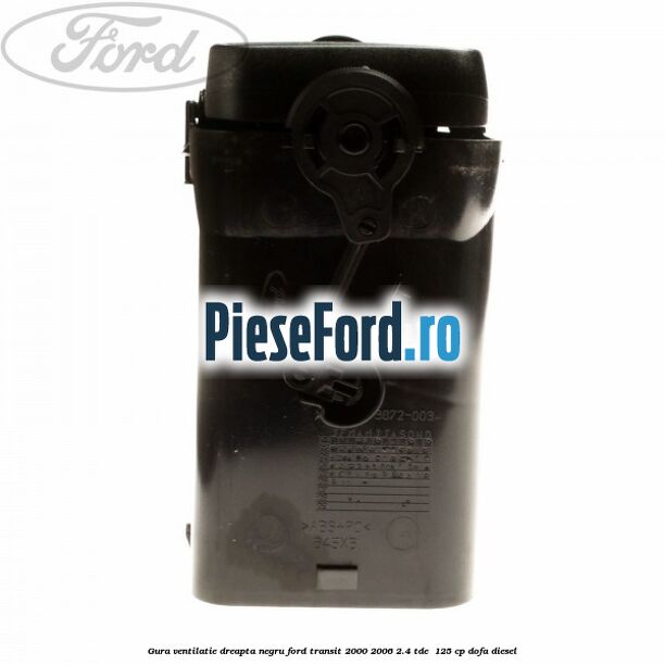 Gura ventilatie dreapta, negru Ford Transit 2000-2006 2.4 TDE  125 cp DOFA diesel