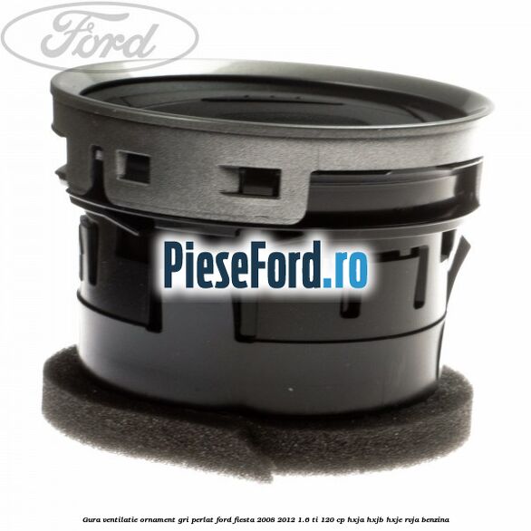Gura ventilatie ornament gri perlat Ford Fiesta 2008-2012 1.6 Ti 120 cp HXJA, HXJB, HXJE, RVJA benzina