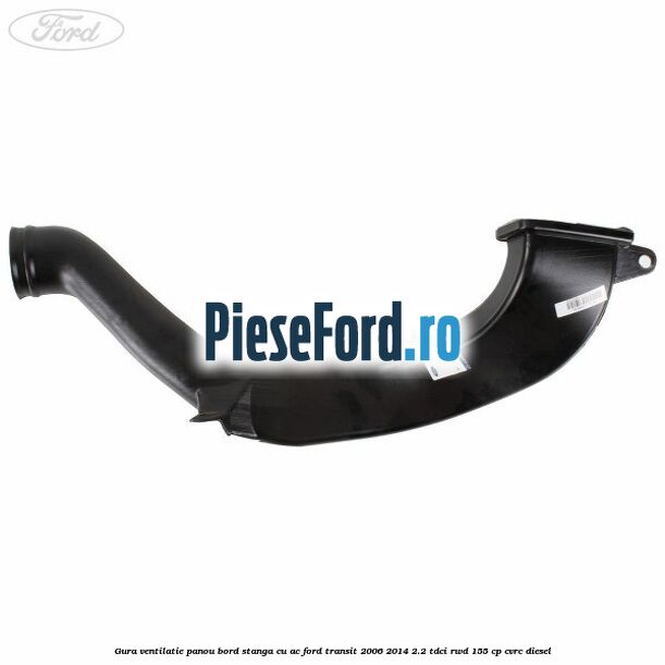 Gura ventilatie panou bord stanga cu AC Ford Transit 2006-2014 2.2 TDCi RWD 155 cp CVRC diesel