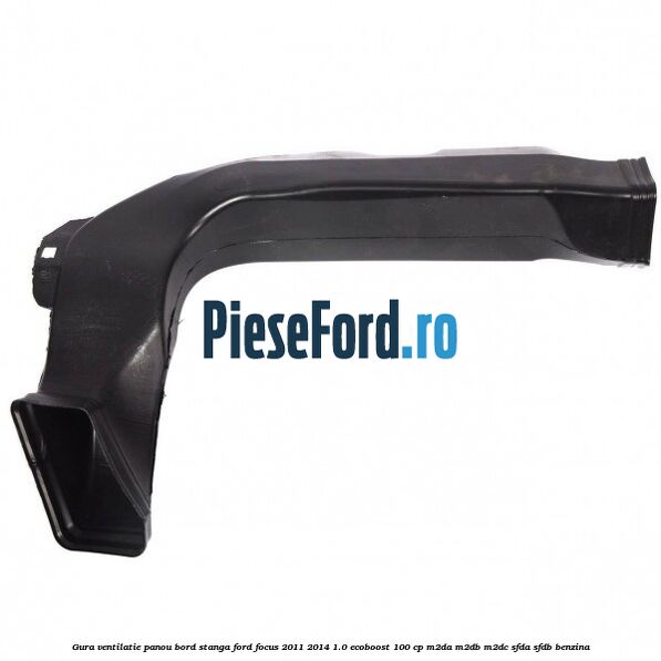 Gura ventilatie panou bord stanga Ford Focus 2011-2014 1.0 EcoBoost 100 cp M2DA, M2DB, M2DC, SFDA, SFDB benzina