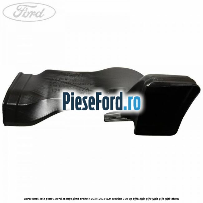 Gura ventilatie panou bord stanga Ford Transit 2014-2018 2.0 EcoBlue 105 cp BJFA, BJFB, YLF6, YLFA, YLFB, YLFS diesel