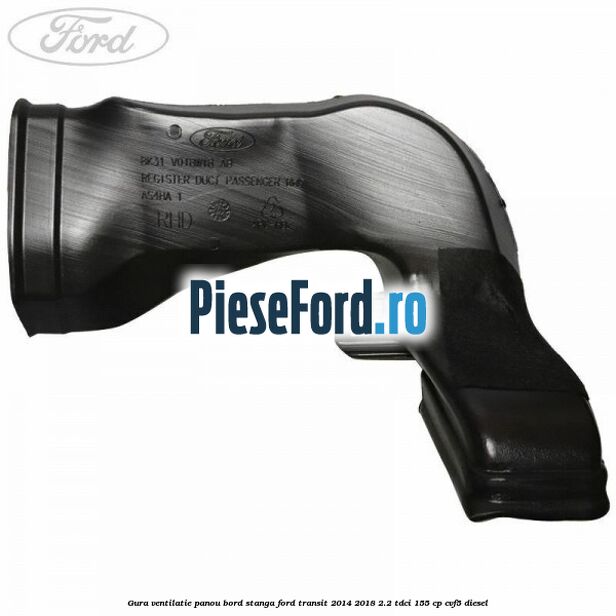 Gura ventilatie panou bord stanga Ford Transit 2014-2018 2.2 TDCi 155 cp CVF5 diesel