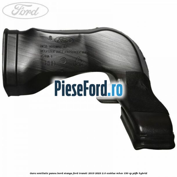 Gura ventilatie panou bord stanga Ford Transit 2019-2023 2.0 EcoBlue mHEV 150 cp P0FB Hybrid