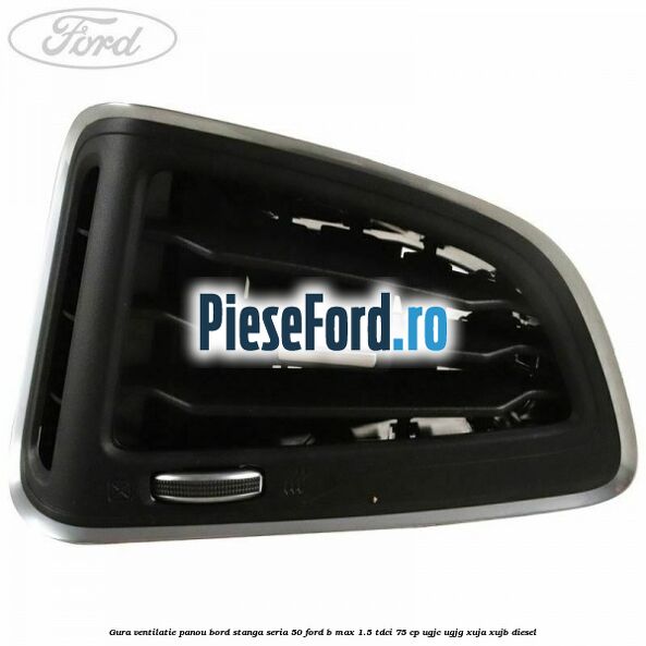 Gura ventilatie panou bord stanga seria 50 Ford B-Max 1.5 TDCi 75 cp UGJC, UGJG, XUJA, XUJB diesel
