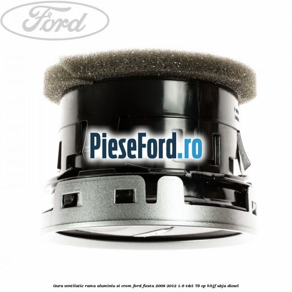 Gura ventilatie, rama aluminiu si crom Ford Fiesta 2008-2012 1.6 TDCi 75 cp HHJF, UBJA diesel