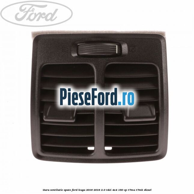 Gura ventilatie spate Ford Kuga 2016-2018 2.0 TDCi 4x4 150 cp T7MA, T7MB diesel