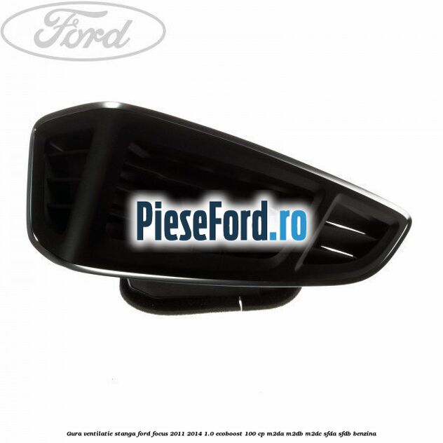 Gura ventilatie stanga Ford Focus 2011-2014 1.0 EcoBoost 100 cp M2DA, M2DB, M2DC, SFDA, SFDB benzina