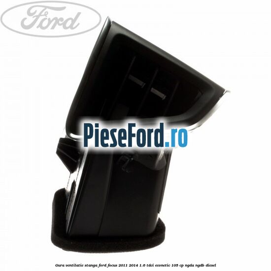 Gura ventilatie stanga Ford Focus 2011-2014 1.6 TDCi ECOnetic 105 cp NGDA, NGDB diesel