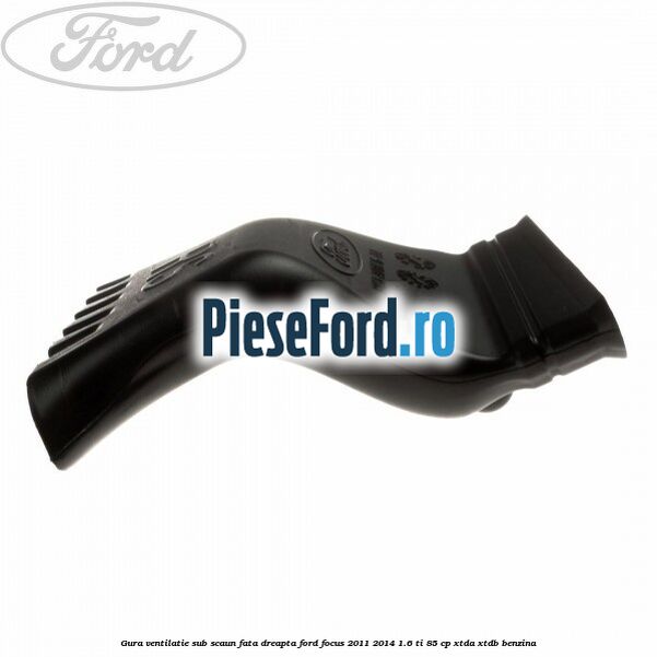 Gura ventilatie sub scaun fata dreapta Ford Focus 2011-2014 1.6 Ti 85 cp XTDA, XTDB benzina