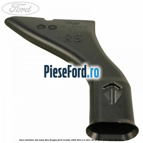 Gura ventilatie sub scaun fata dreapta Ford Mondeo 2008-2014 2.0 TDCi 140 cp QXBA, QXBB, UFBA, UFBB diesel