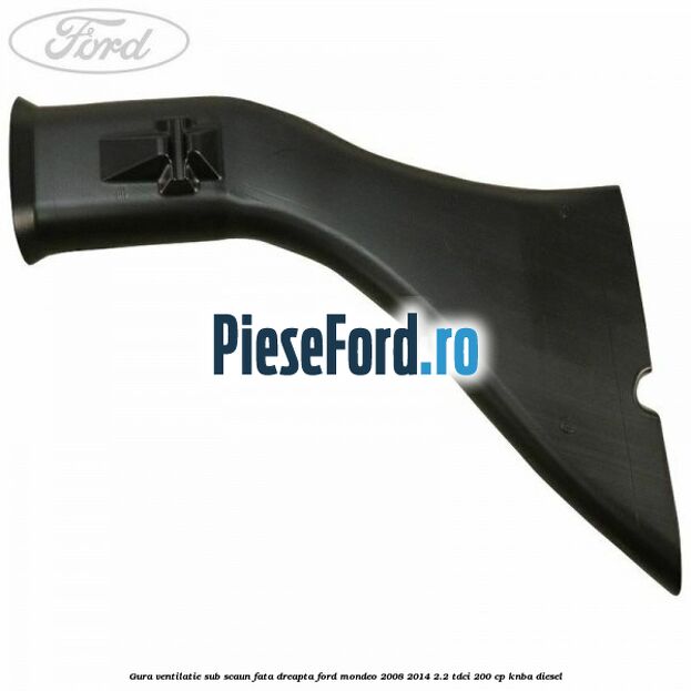 Gura ventilatie sub scaun fata dreapta Ford Mondeo 2008-2014 2.2 TDCi 200 cp KNBA diesel