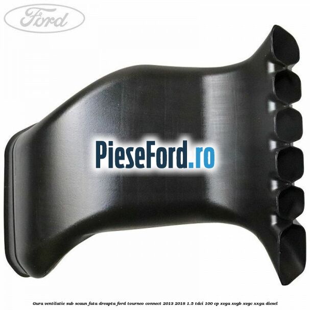Gura ventilatie sub scaun fata dreapta Ford Tourneo Connect 2013-2018 1.5 TDCi 100 cp Gura ventilatie sub scaun fata dreapta Ford Tourneo Connect 2013-2018 1.5 TDCi 100 cp XVGA, XVGB, XVGC, XXGA diesel