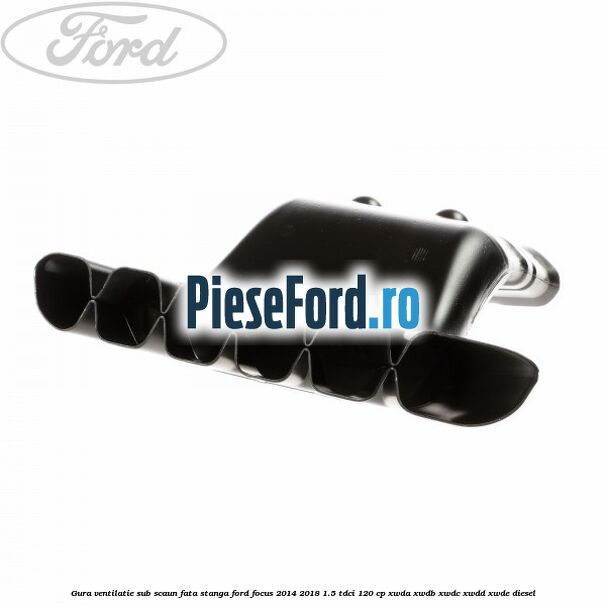 Gura ventilatie sub scaun fata stanga Ford Focus 2014-2018 1.5 TDCi 120 cp Gura ventilatie sub scaun fata stanga Ford Focus 2014-2018 1.5 TDCi 120 cp XWDA, XWDB, XWDC, XWDD, XWDE diesel