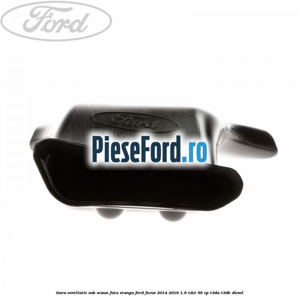 Gura ventilatie sub scaun fata stanga Ford Focus 2014-2018 1.6 TDCi 95 cp T3DA, T3DB diesel