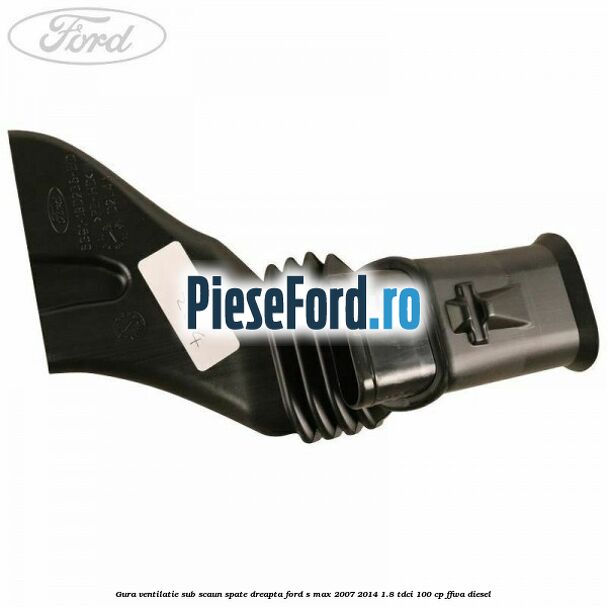 Gura ventilatie sub scaun spate dreapta Ford S-Max 2007-2014 1.8 TDCi 100 cp FFWA diesel