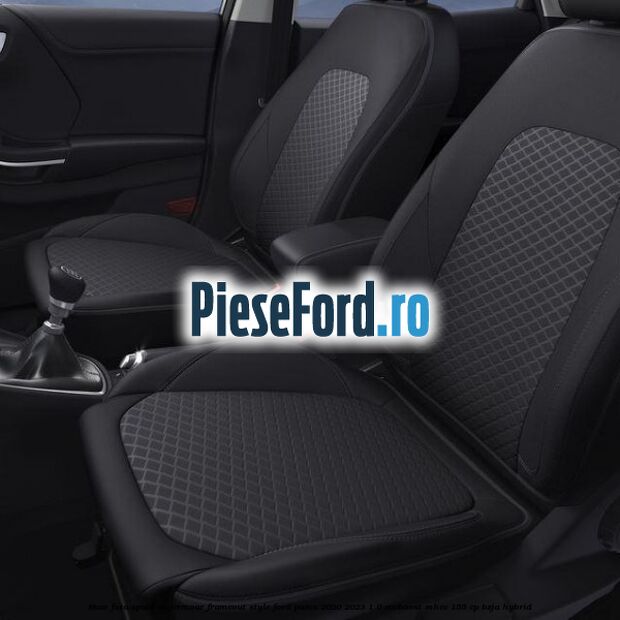 Huse fata spate cu fermoar frameout style Ford Puma 2020-2023 1.0 EcoBoost mHEV 155 cp BZJA Hybrid