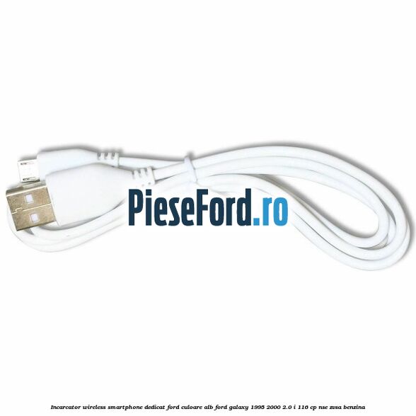 Incarcator wireless smartphone dedicat Ford culoare alb Ford Galaxy 1995-2000 2.0 i 116 cp NSE, ZVSA benzina