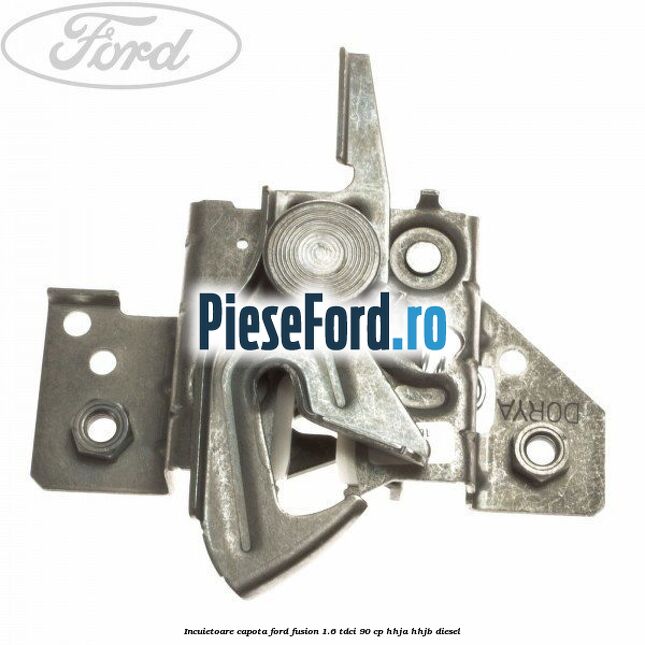 Incuietoare capota Ford Fusion 1.6 TDCi 90 cp