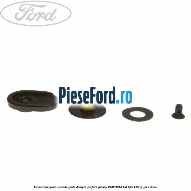 Incuietoare geam custode spate dreapta fix Ford Galaxy 2007-2014 1.8 TDCi 100 cp FFWA diesel