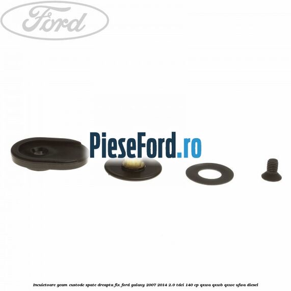 Incuietoare geam custode spate dreapta fix Ford Galaxy 2007-2014 2.0 TDCi 140 cp QXWA, QXWB, QXWC, UFWA diesel
