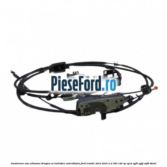 Incuietoare usa culisanta dreapta cu inchidere centralizata Ford Transit 2014-2018 2.2 TDCi 125 cp CY14, CYF5, CYFG, USF6 diesel