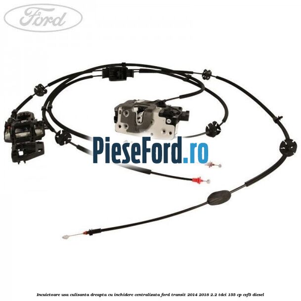 Incuietoare usa culisanta dreapta cu inchidere centralizata Ford Transit 2014-2018 2.2 TDCi 155 cp CVF5 diesel