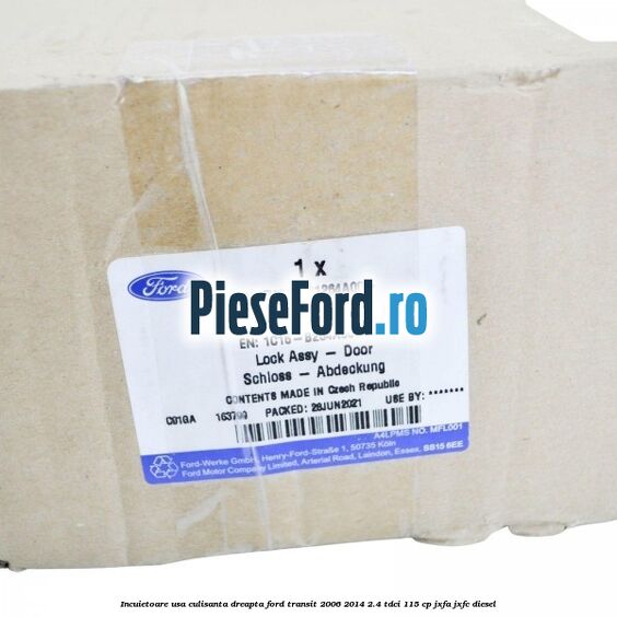 Incuietoare usa culisanta dreapta Ford Transit 2006-2014 2.4 TDCi 115 cp JXFA, JXFC diesel