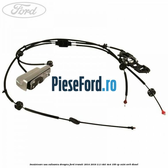 Incuietoare usa culisanta dreapta Ford Transit 2014-2018 2.2 TDCi 4x4 155 cp CV24, CVR5 diesel