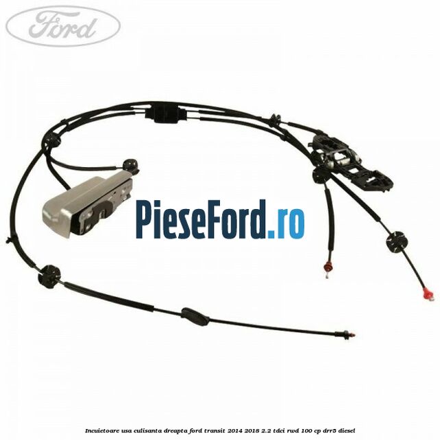 Incuietoare usa culisanta dreapta Ford Transit 2014-2018 2.2 TDCi RWD 100 cp DRR5 diesel