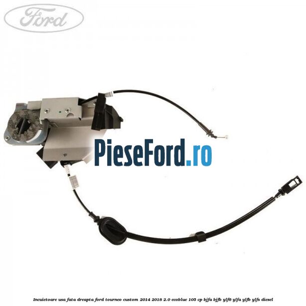 Incuietoare usa fata dreapta Ford Tourneo Custom 2014-2018 2.0 EcoBlue 105 cp BJFA, BJFB, YLF6, YLFA, YLFB, YLFS diesel