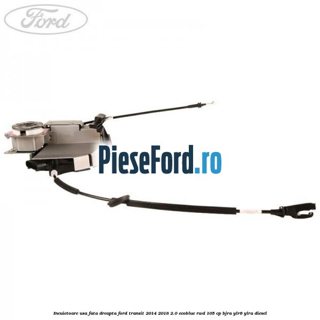 Incuietoare usa fata dreapta Ford Transit 2014-2018 2.0 EcoBlue RWD 105 cp BJRA, YLR6, YLRA diesel