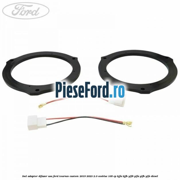 Inel adaptor difuzor usa Ford Tourneo Custom 2019-2023 2.0 EcoBlue 105 cp BJFA, BJFB, YLF6, YLFA, YLFB, YLFS diesel